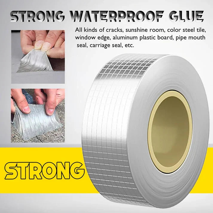 Heavy-Duty Aluminum Foil Adhesive Tape Instant Leak Repair, AC, Pipes & Duct Repair