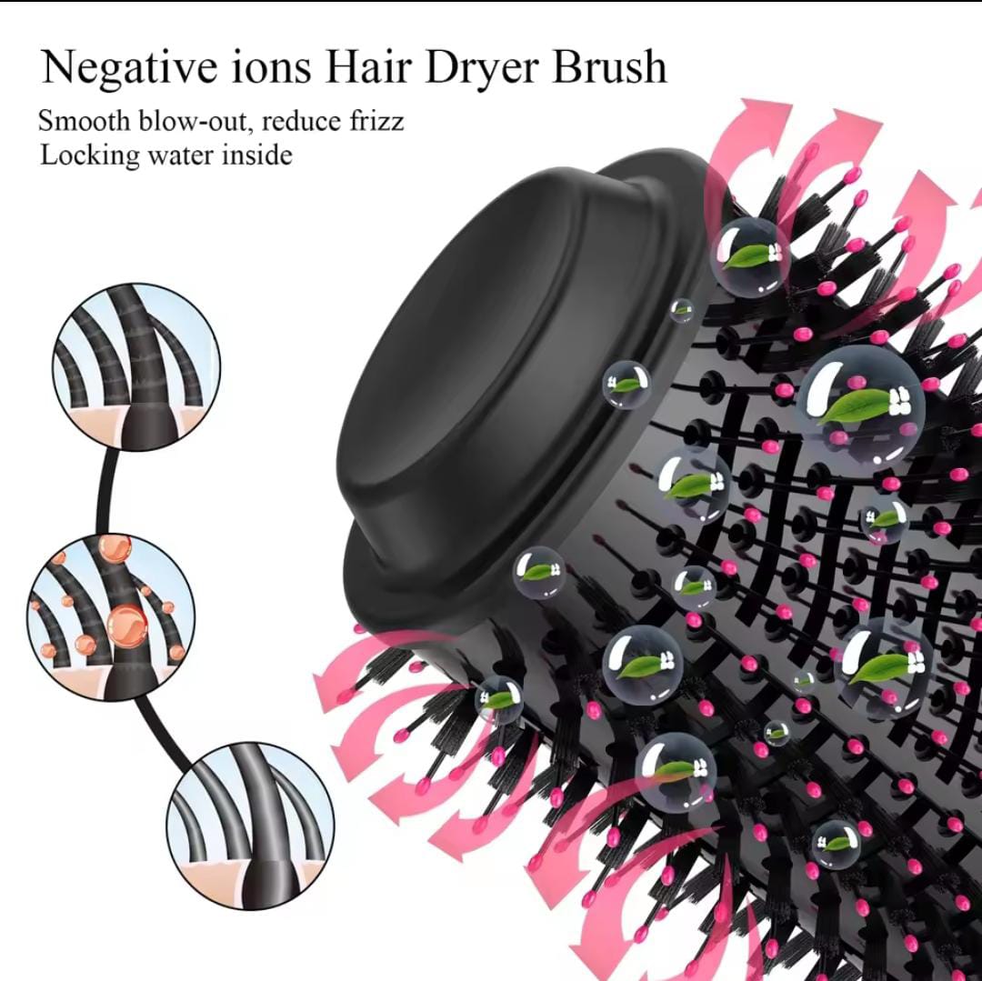 Brush for Fast Drying, Straightening, Curling (Dryer + Styler)