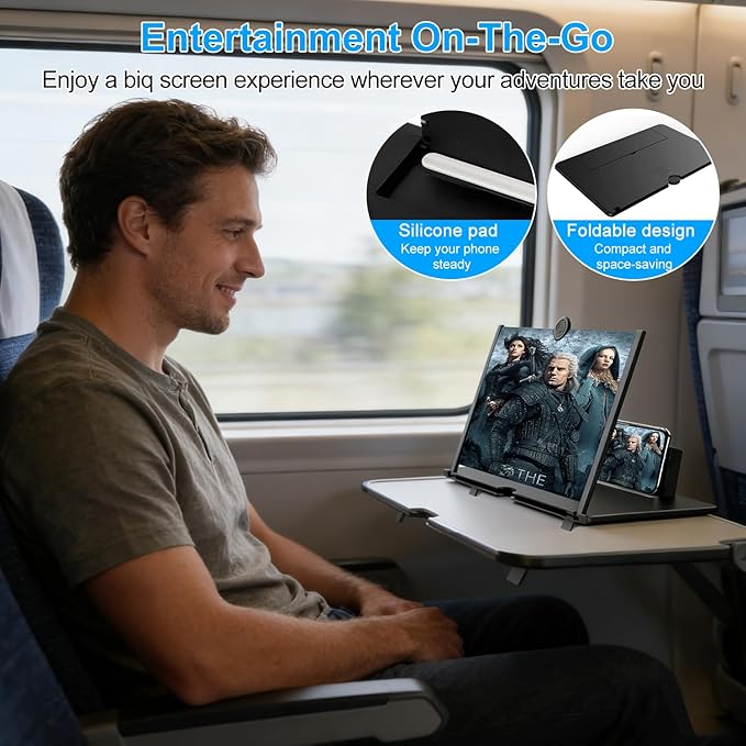 Premium Phone Screen Magnifier Cinema-Style Viewing Anywhere.