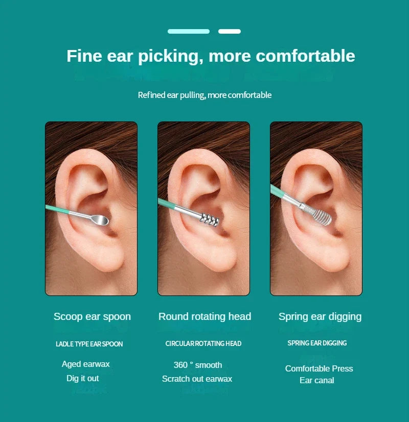 Professional Ear Wax Removal Kit Safe & Easy Ear Cleaning(Pack of 2)