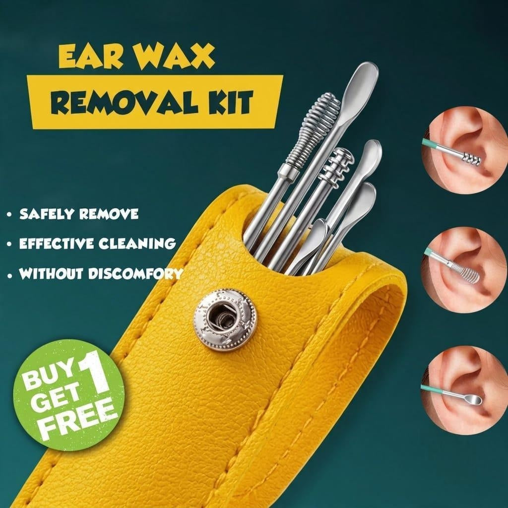 Professional Ear Wax Removal Kit Safe & Easy Ear Cleaning(Pack of 2)