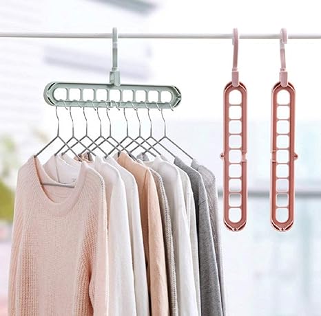 9 Hole Space Saving Closet Organizer